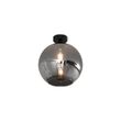 Art-Deko-Plafonska-Lampa-Crna-sa-Dimnim-Staklom---Sandra