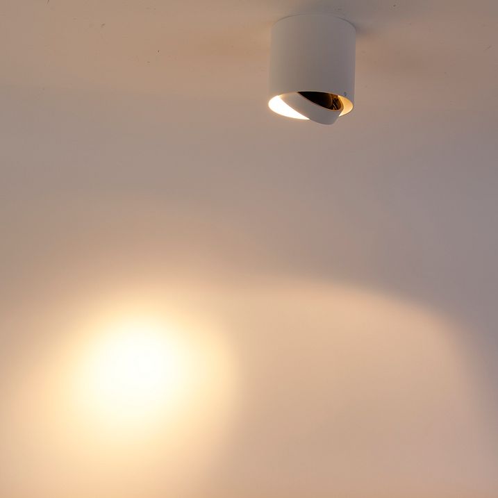 Akıllı Yüzeye Monte Spot Beyaz Döndürülebilir ve Eğilebilir Wifi GU10 111mm Dahil - Impact