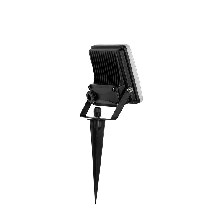 Inteligentné bodové svetlo čierne 12,8 cm vrátane LED IP65 so zemným hrotom - Ruud