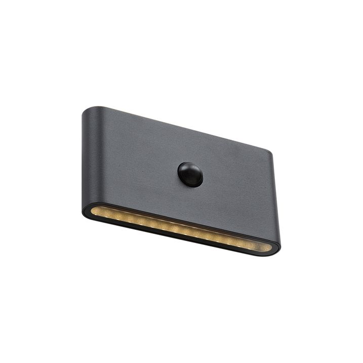 Wandleuchte schwarz 4-Stufen-Sensor magnetisch inkl. LED wiederaufladbar - Batt