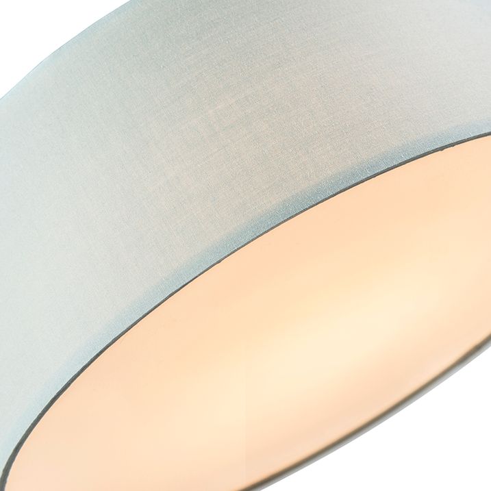 Plafonnier vert 40 cm avec LED - Drum LED
