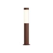 Moderne-Aussen-Pollerleuchte-rostbraun-mit-geriffeltem-Glas-60cm-inkl.-LED-IP54---Ribba