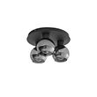 Slimme-plafondlamp-zwart-met-smoke-glas-3-lichts-incl.-WiFi-A60---Vidro
