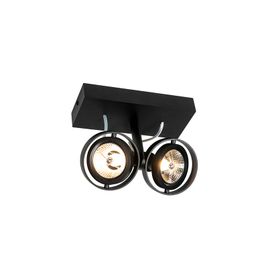 Spot modern negru 2 lumini - Master 70