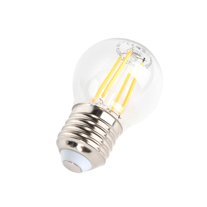 Sada 5 stmívatelných LED žárovek s globusovým tvarem E27 5W 470lm 2700K