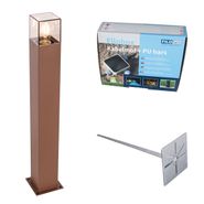 Llamba-e-jashtme-70-cm-kafe-ndryshk-me-gjilpërë-të-bluar-dhe-mëngë-kabllo---Danimarkë