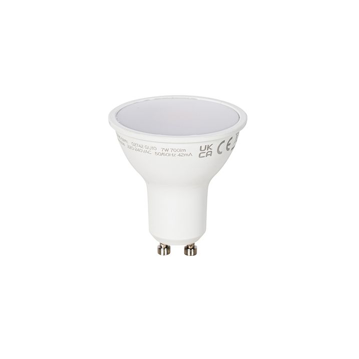 Chytrá LED žárovka GU10 bílá 7W 700lm 3000K