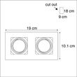 Set-me-6-llamba-me-2-drita-drejtkëndëshe-alumini---Qure