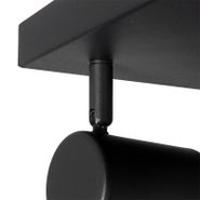 Lámpara-de-techo-moderna-negra-4-luces-ajustable-cuadrada---Jeana