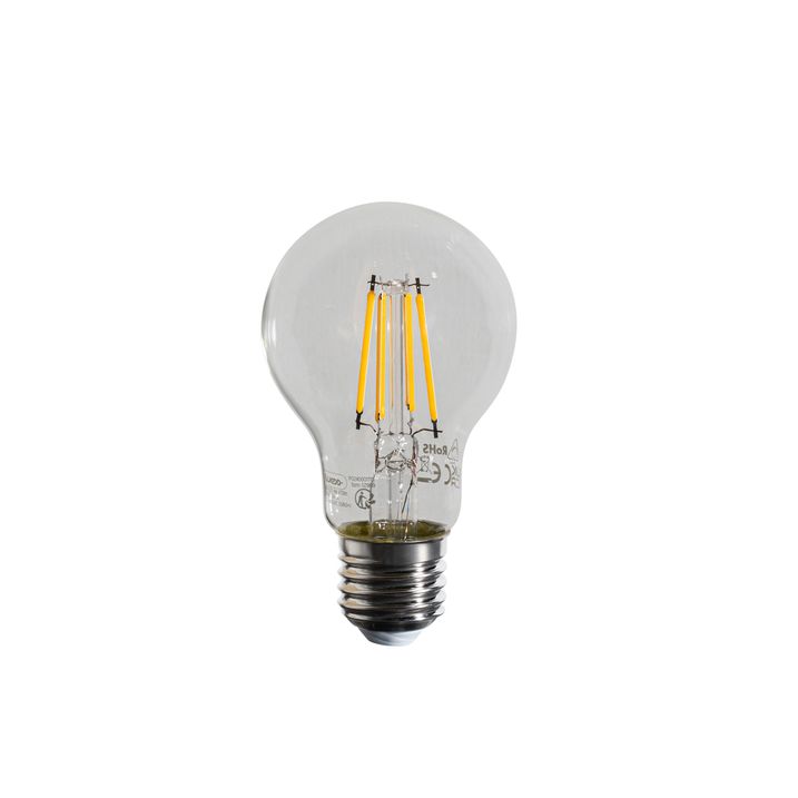 E27 zatemnitvena LED žarnica A60 prozorna 4W 470 lm 2700K