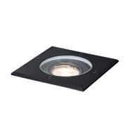 Juego-de-4-focos-de-suelo-para-exterior-negros-cuadrados-ajustables-IP65---Delux