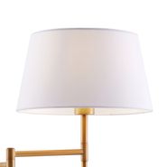 Vloerlamp-brons-met-witte-kap-en-verstelbare-leeslamp---Ladas