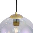 Art-Deco-Hanglamp-Goud-met-Regenboog-Glas-7-Lichts---Sandra