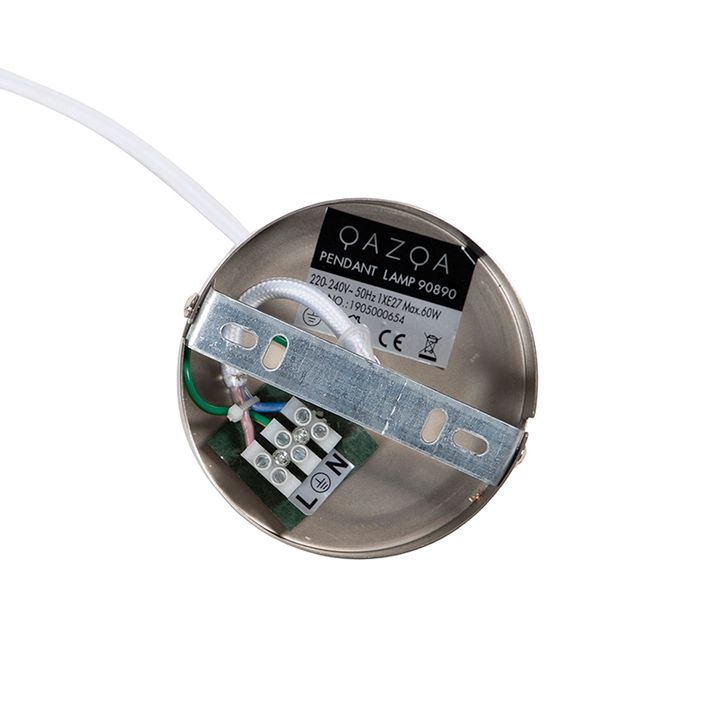 Visilica u seoskom stilu bijela sfera 35cm - Corda