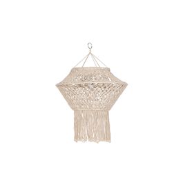 Abajur de Macramé Natural 90 cm