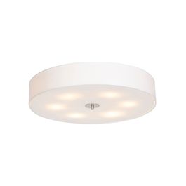 Rustikální stropní svítidlo bílé 70 cm - Drum