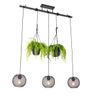 Industriële hanglamp zwart 3-lichts - Flor