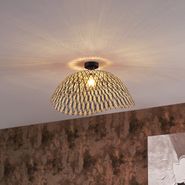 Art-Deco--kattovalaisin-musta-bambu-60-cm---Alka
