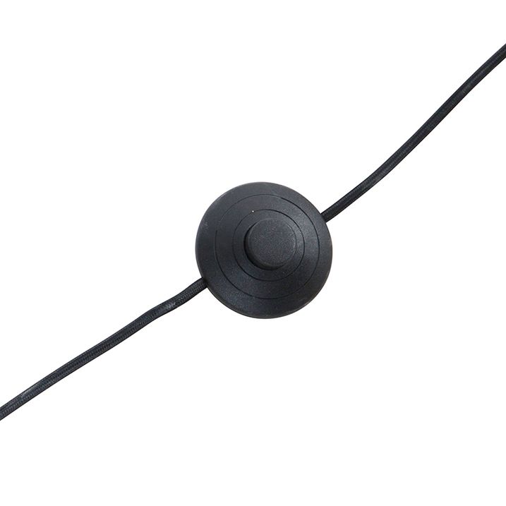 Industrijska podna lampa crna - Bliss Vefa