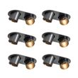 Set-van-6-inbouwspots-gunmetal-GU10-50mm-2-lichts---Installa