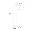 Industrielle-stehende-Außenlampe-rostbraun-30-cm-IP44---Baleno