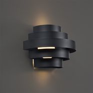 Modern-Wall-Lamp-Black-Incl.-LED-3-Step-Dimmable---Lines