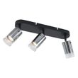 Moderner-Deckenstrahler-Gunmetal-3-flammig-drehbar-und-verstellbar---Drain