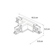 Conector-en-T-para-carril-trifásico-T-derecho-blanco