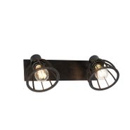 Luminária-de-teto-industrial-preta-2-luzes---Fotu