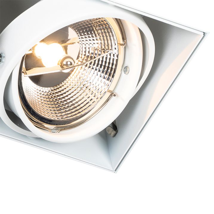 Beépített reflektor fehér GU10 AR111 Trimless 2-lámpás - Oneon