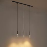 Moderan-šinski-sistem-crni-sa-3-viseće-lampe-metalik-boje-1-fazni---Slimline-Loyce