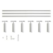 Sistema-di-illuminazione-a-binario-moderno-con-6-faretti-bianco-1-fase---Slimline-Uzzy