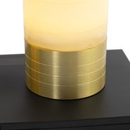 Set-mit-2-wiederaufladbaren-goldenen-RGBW-Tischleuchten---Alessia
