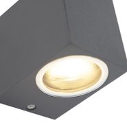 Sett-med-2-Moderne-Vegglamper-Mørk-Grå-IP44---Baleno