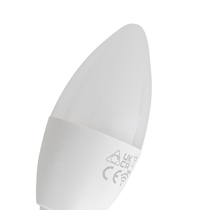 Set od 5 pametnih E14 LED sijalica C37 Opal RGBW 4.9W 470 lm 2700-6500K