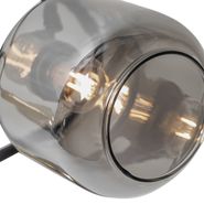 Ceiling-Spot-Black-with-Smoke-Glass-Round-3-Light---Zuzanna