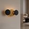 Lámpara de pared moderna negra con dorado Incl. LED regulable en 3 pasos 3 luces - Sunrise 3