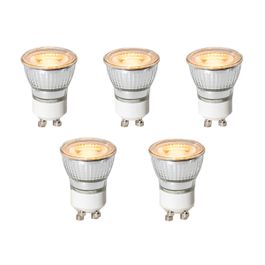 Комплект от 5 GU10 3-степенни димируеми LED крушки 35mm 4W 200 lm 2200K