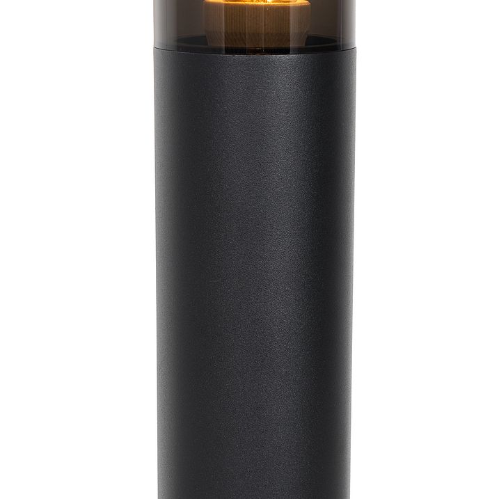 Moderné vonkajšie stĺpové svietidlo čierne 45 cm IP44 - Rox