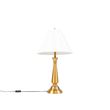 Klasická-stolová-lampa-bronzová-s-krémovým-odtieňom---Taula