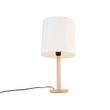 Rustikální-stolní-lampa-dřevěná-s-bílým-stínítkem---Mels