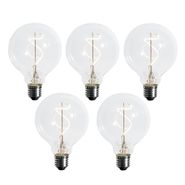 Set-od-5-E27-Prigušiva-LED-spiralna-filamenta-G95-4W-270lm-2700K