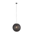 Dizajnerska-viseča-svetilka-črna-sfera-45cm---Corda
