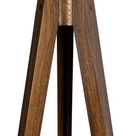 Mūsdienīga-stāvlampa-no-riekstkoka-ar-bēšu-buklē-abažūru-50-cm---Tripod-Classic