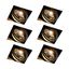 Ensemble-de-6-spots-encastrables-noirs-GU10-AR111-sans-bordure---Oneon