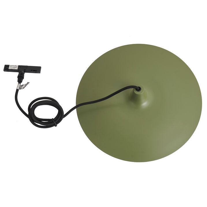 Retro hanglamp groen voor railsysteem 1-fase - Slimline Panzi