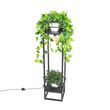 Industriell-golvlampa-svart---Cage-Rack