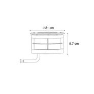 Модерен-приземјен-челик-Вкл.-20W-LED---Мост