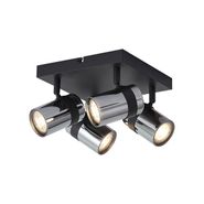 Foco-de-teto-preto-com-vidro-fumê-4-luzes-giratório-e-inclinável---Gianni