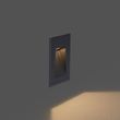 Moderné-zapustené-nástenné-svietidlo-čierne-7-cm-vrátane-LED-IP65---Trem